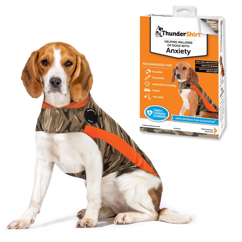 ThunderShirt for Dogs, Medium, Camo Polo - Dog Anxiety Vest - Image 1
